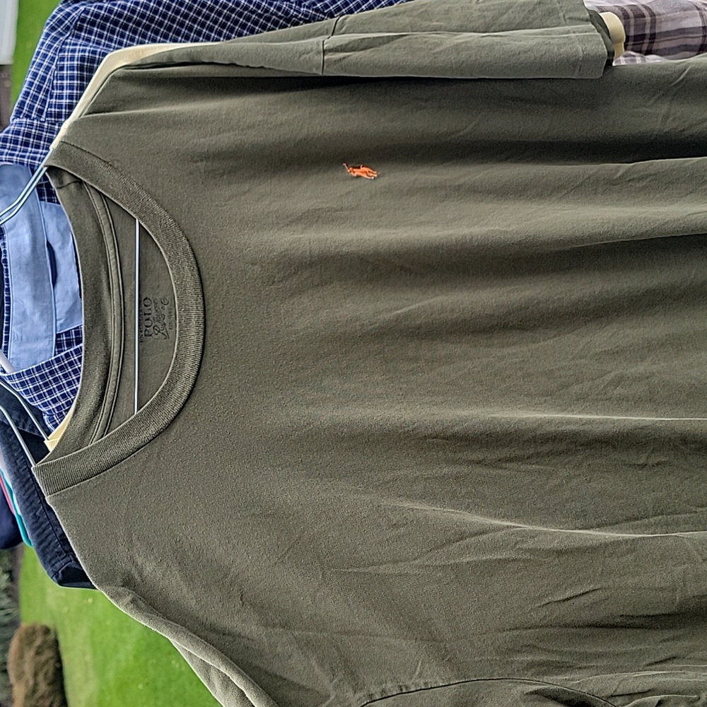 Military Green Polo T Shirt